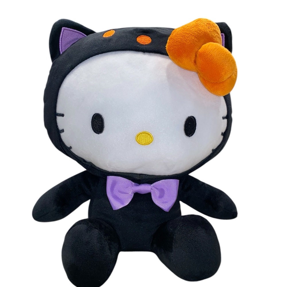 Hello Kitty Black Cat Halloween Plush